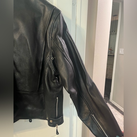 BILT Men’s Leather Motorcycle Jacket. XL - Picture 5 of 14